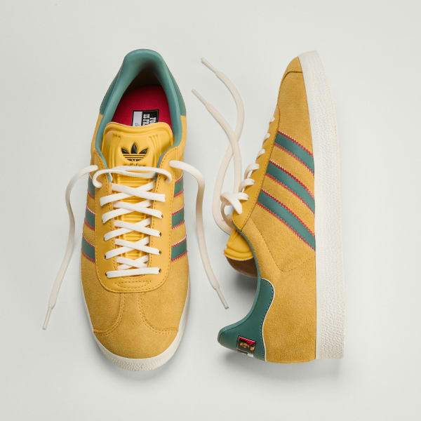 Adidas Gazelle x Jamaica x Bob Marley Bold Gold None Pure Ruby KJ3532