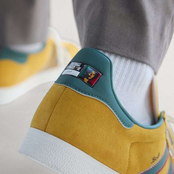 Adidas Gazelle x Jamaica x Bob Marley Bold Gold None Pure Ruby KJ3532
