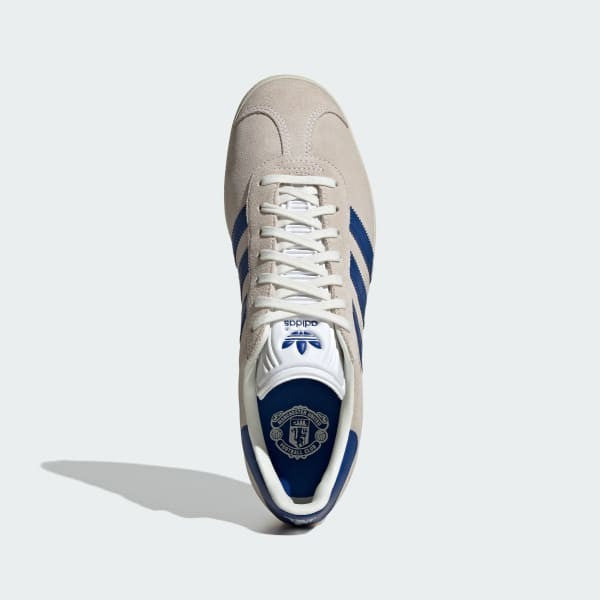 Adidas Gazelle x Manchester United Off White Royal Blue Cream White IH2633