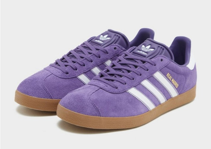 Adidas Gazelle x Real Madrid University Purple Cloud White Magic Lilac JS3041