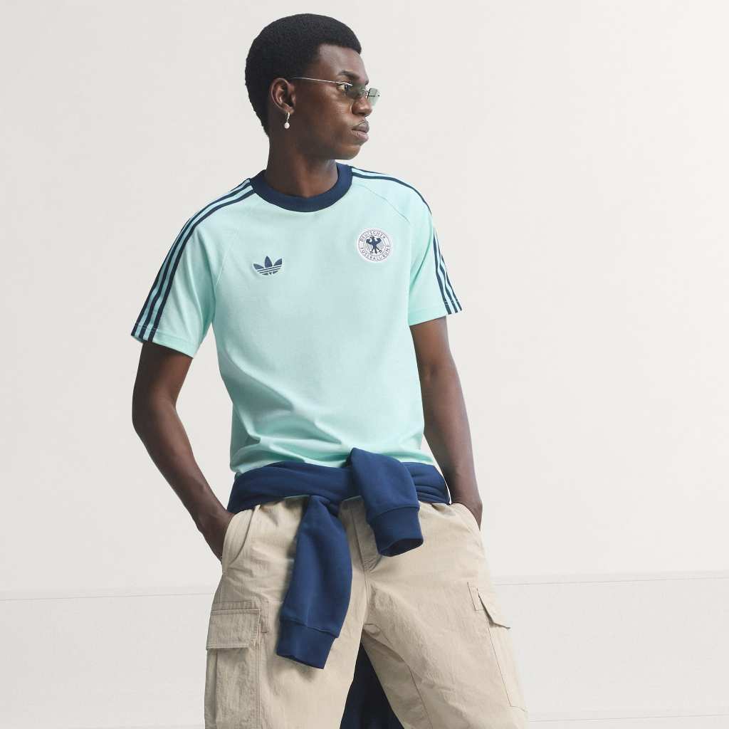 Adidas Germany T-shirt Originals Semi Flash Aqua KE2928
