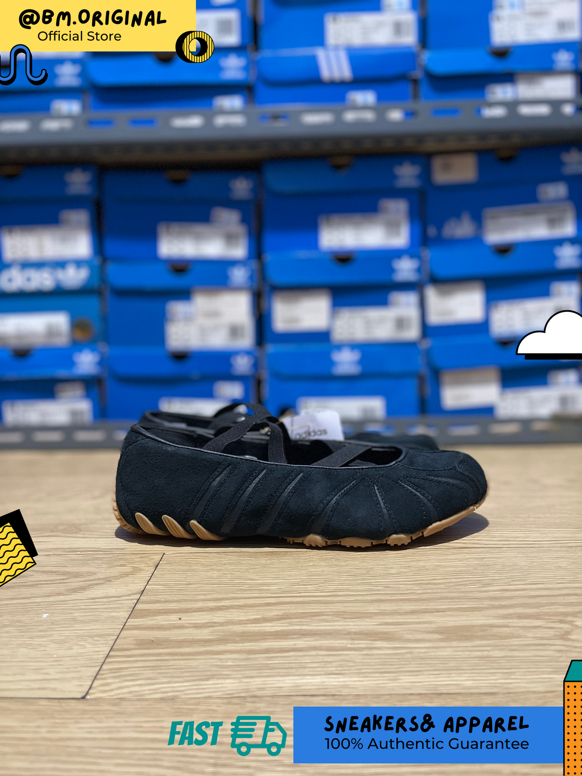 Adidas Ghost Sprint Ballet Core Black Gum KI7740