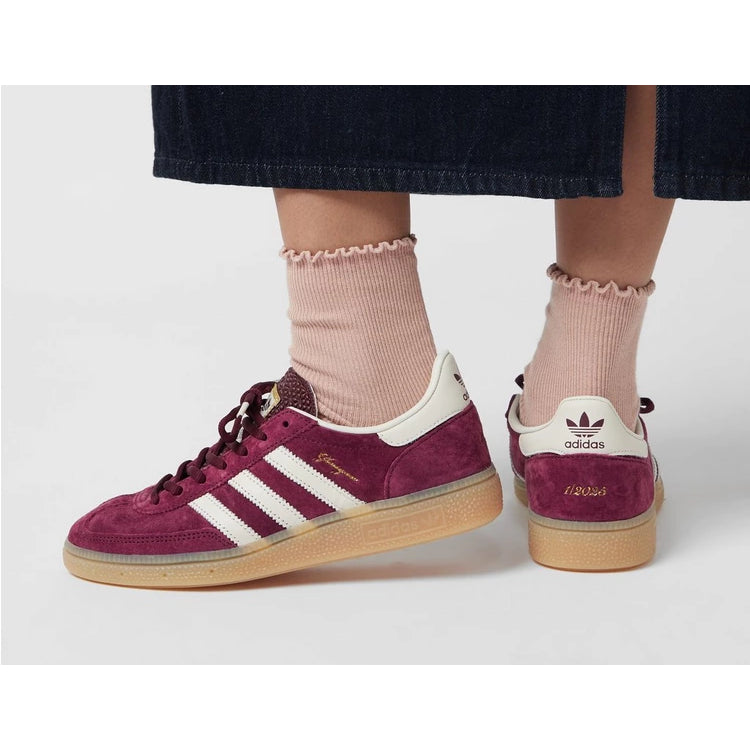 Adidas Glasgow Spezial Handball 25th Anniversary City Series Maroon Off White Cream Gum KK3483
