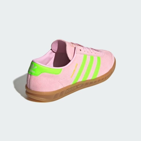 Adidas Hamburg Clear Pink Solar Green Gold Metallic JS0683