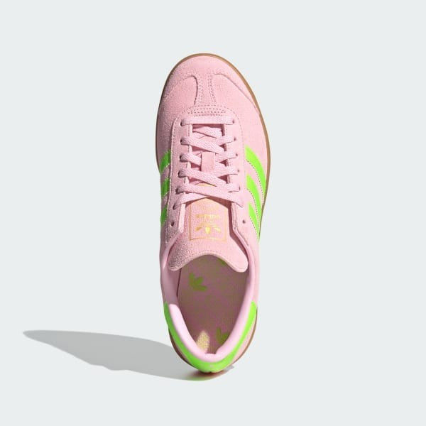 Adidas Hamburg Clear Pink Solar Green Gold Metallic JS0683