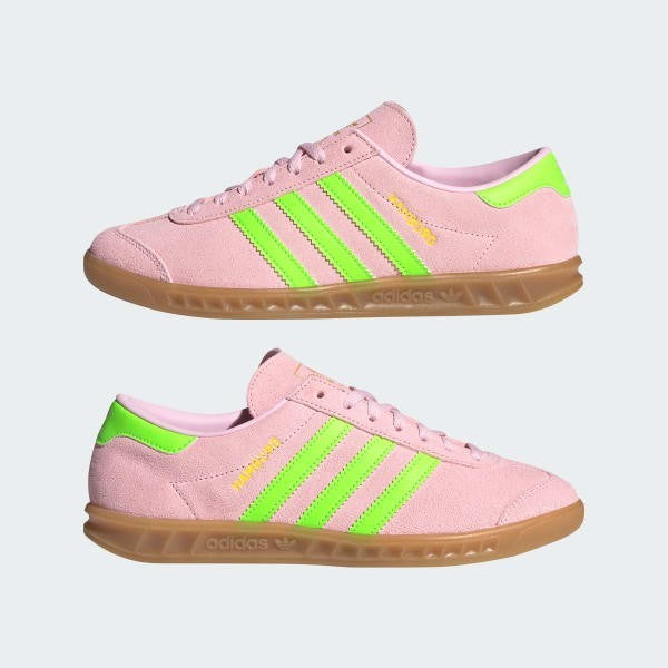 Adidas Hamburg Clear Pink Solar Green Gold Metallic JS0683