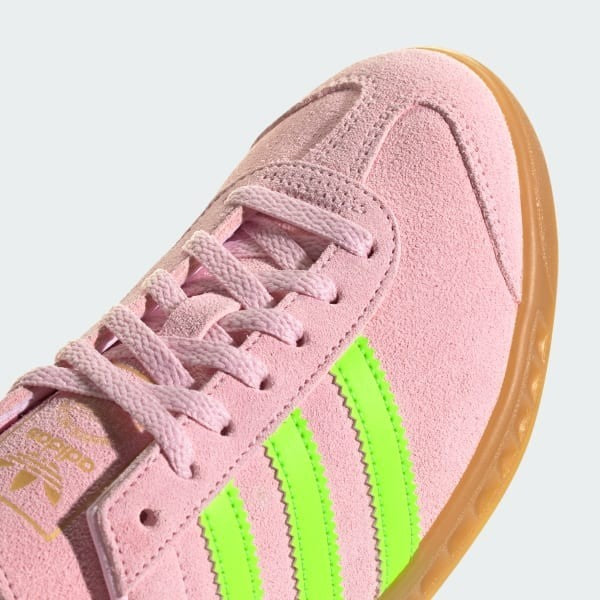 Adidas Hamburg Clear Pink Solar Green Gold Metallic JS0683