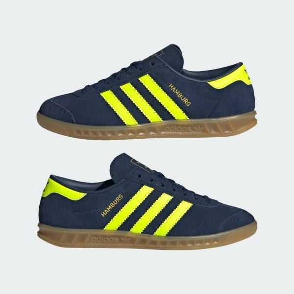 Adidas Hamburg OG Night Indigo Solar Yellow Gold Metallic JS0678