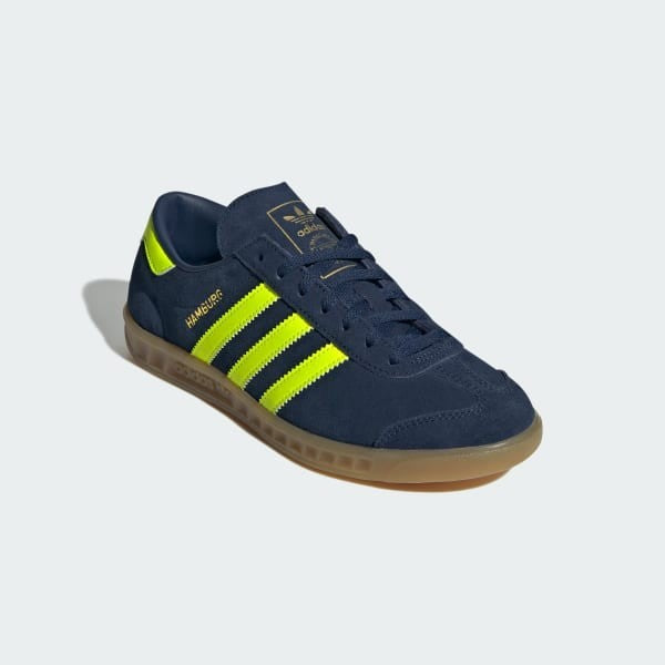 Adidas Hamburg OG Night Indigo Solar Yellow Gold Metallic JS0678