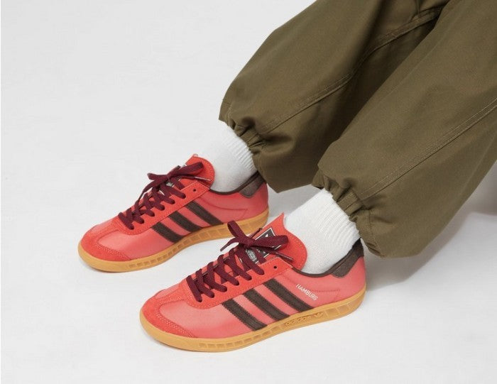Adidas Hamburg Red Brown Gumsole JH8759