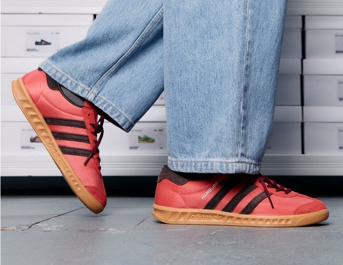 Adidas Hamburg Red Brown Gumsole JH8759