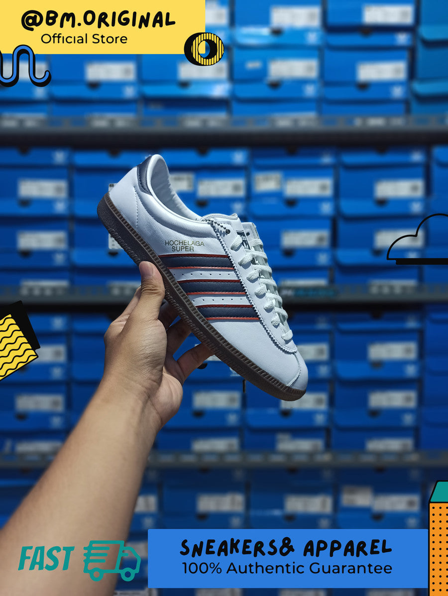 Adidas Hochelaga SPZL Cloud White Collegiate Navy Orange HQ4481