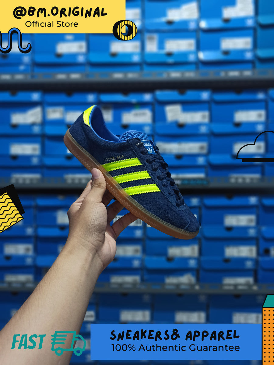 Adidas Hochelaga SPZL Night Indigo Solar Yellow Blue Bird HQ9950