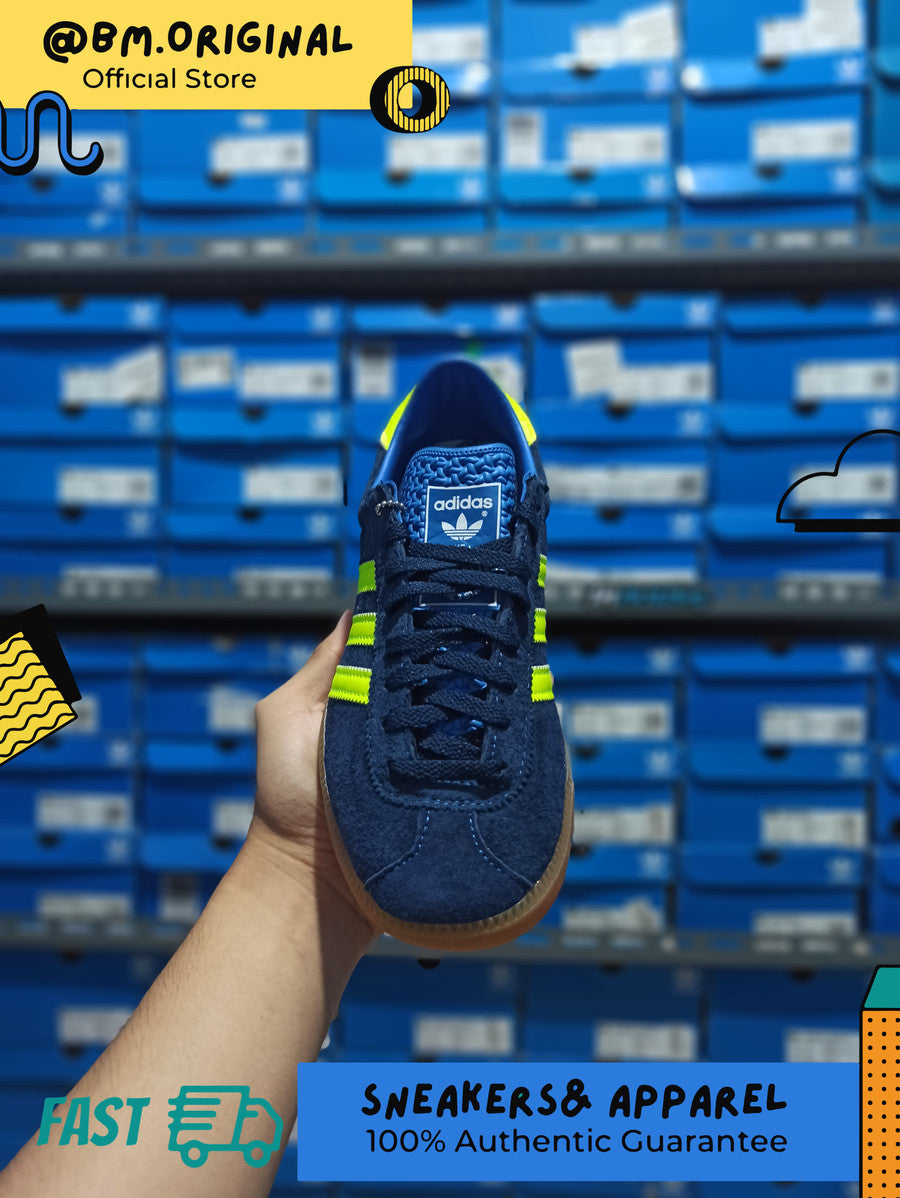 Adidas Hochelaga SPZL Night Indigo Solar Yellow Blue Bird HQ9950