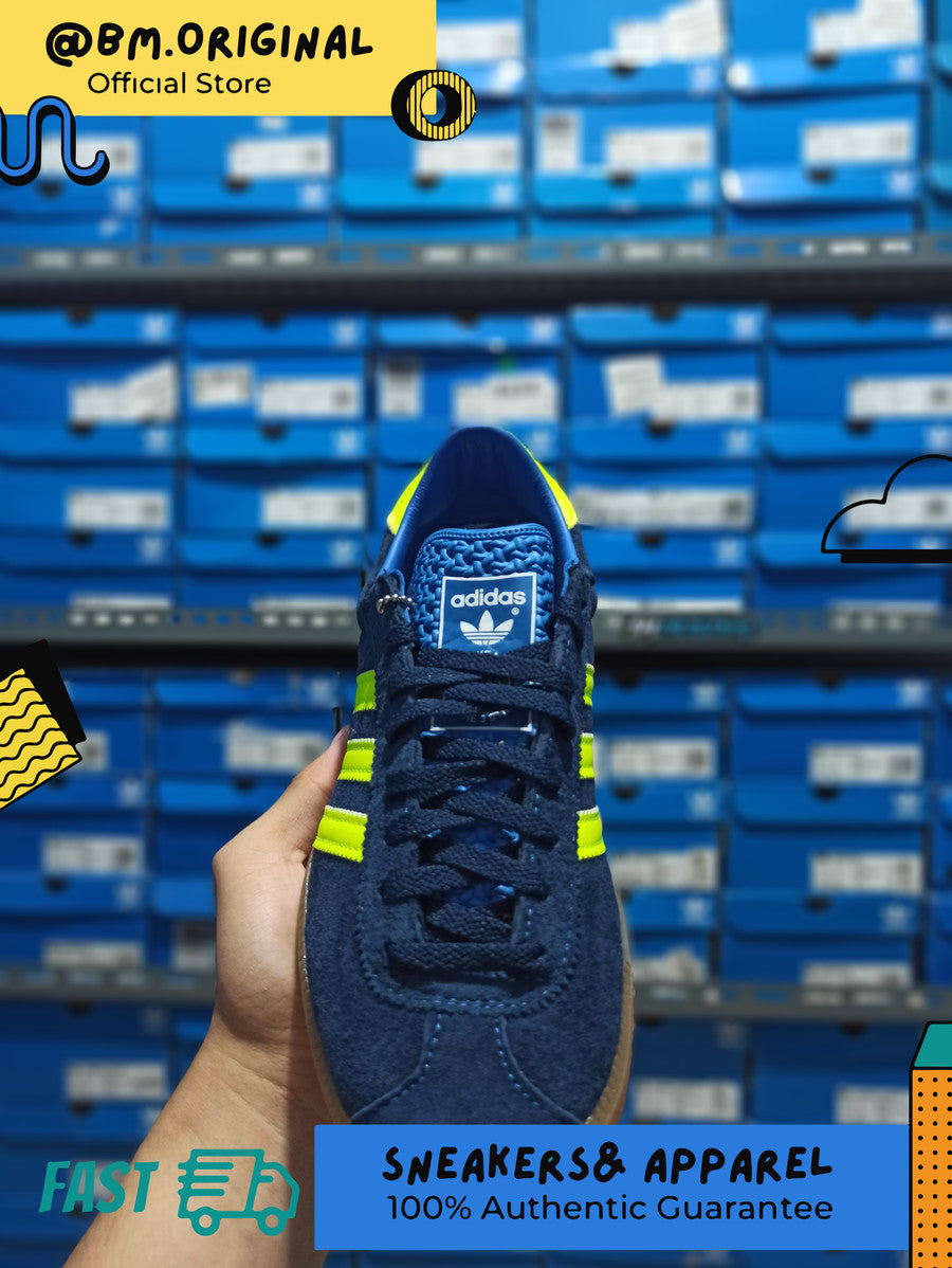 Adidas Hochelaga SPZL Night Indigo Solar Yellow Blue Bird HQ9950