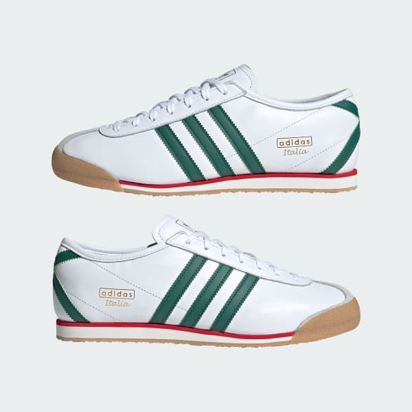 Adidas Italia 70s Cloud White Collegiate Green Gum JS1325