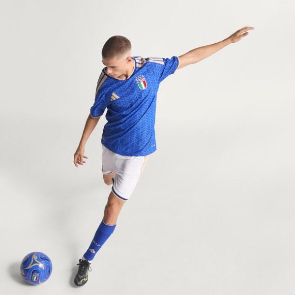 Adidas Italy 24 Home Authentic Jersey Bold Blue JL6934