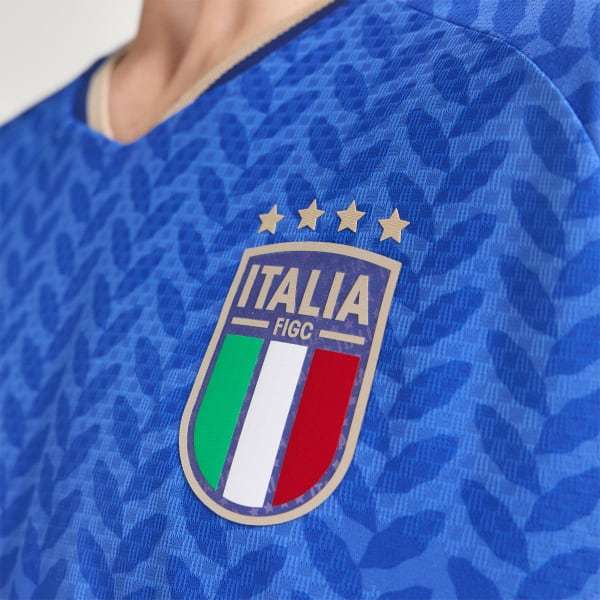 Adidas Italy 24 Home Authentic Jersey Bold Blue JL6934