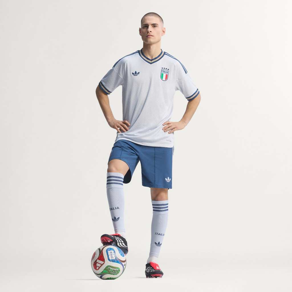 Adidas Italy 26 Away Jersey Authentic Aeroblue JL6938