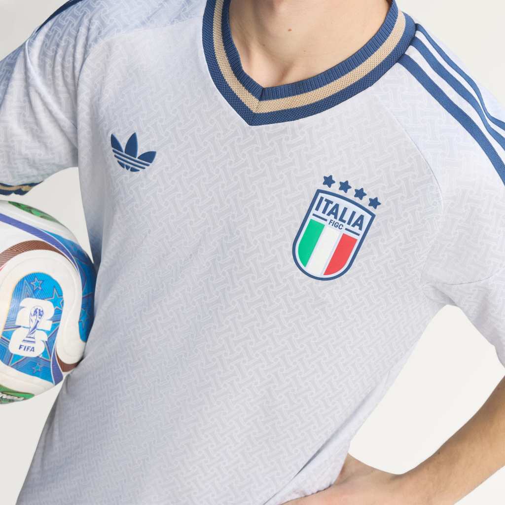 Adidas Italy 26 Away Jersey Authentic Aeroblue JL6938