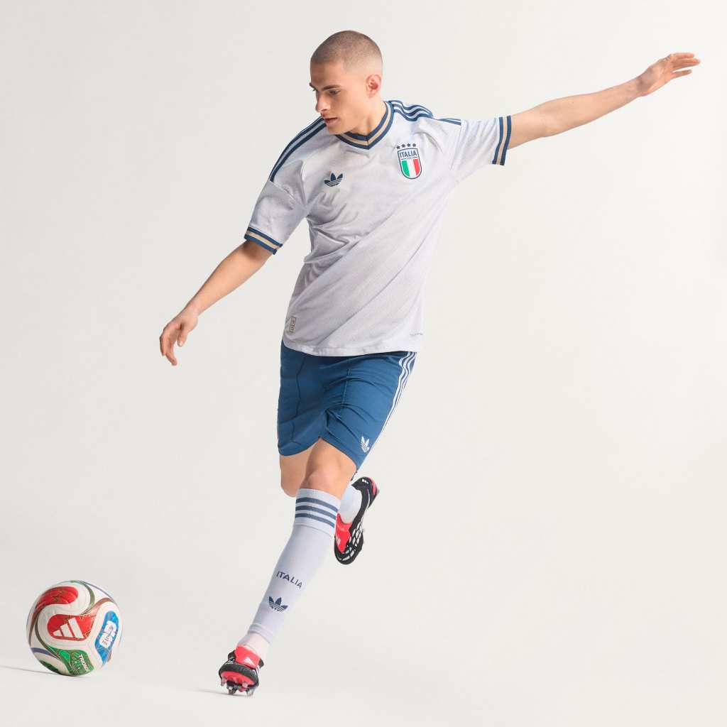 Adidas Italy 26 Away Jersey Authentic Aeroblue JL6938