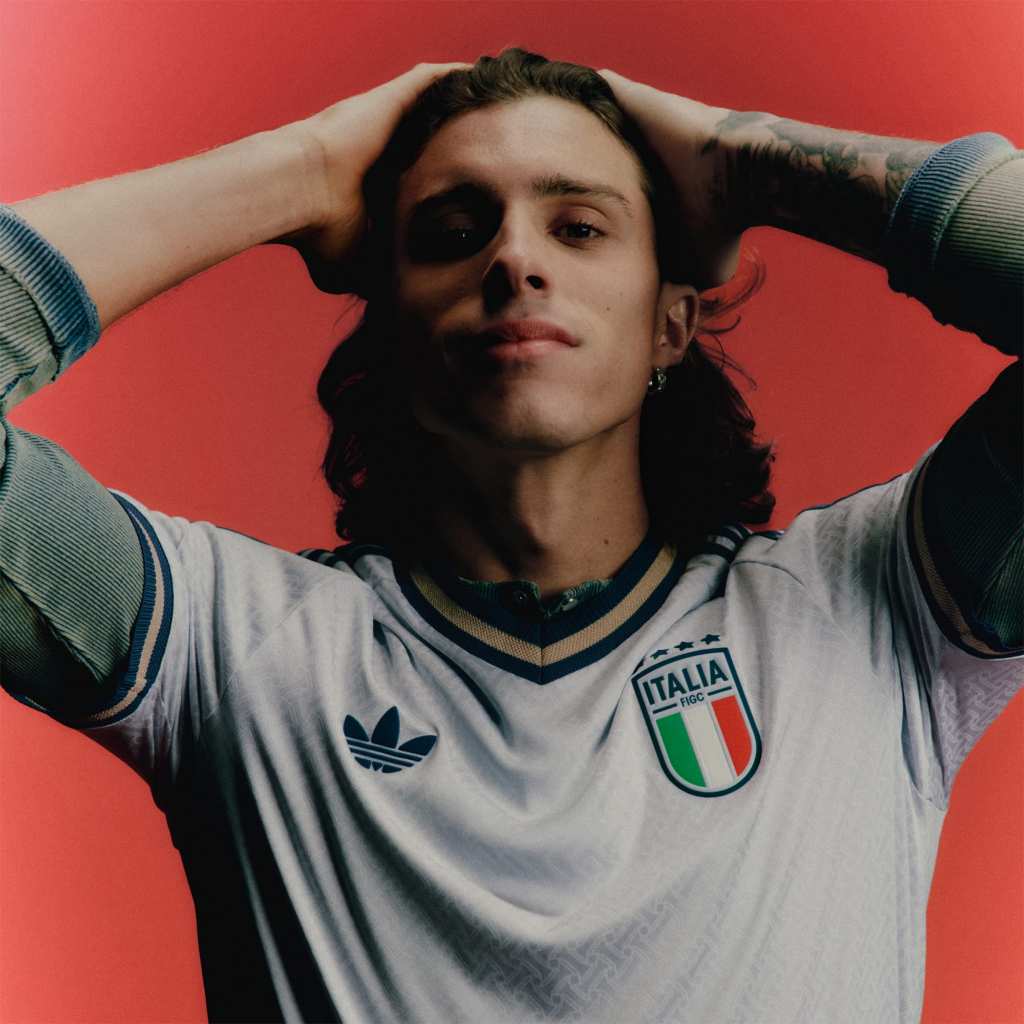 Adidas Italy 26 Away Jersey Authentic Aeroblue JL6938