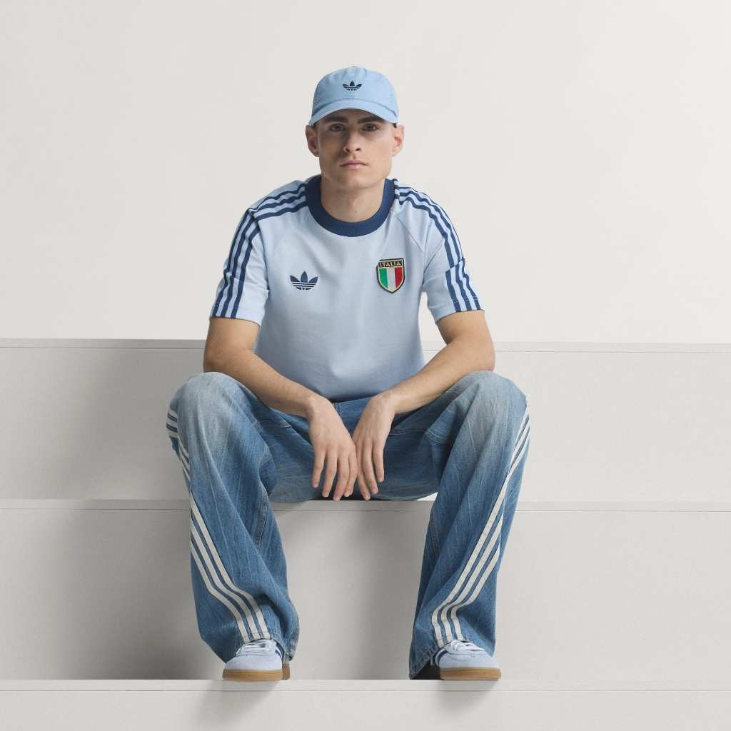 Adidas Italy T-shirt Originals Aeroblue JY9624