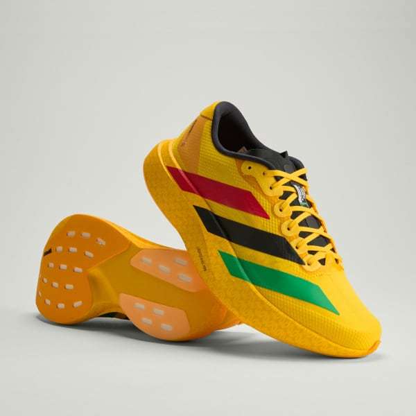 Adidas Jamaica 26 x Bob Marley Adizero EVO SL Bold Green Vivid Green Pure Ruby KJ3625