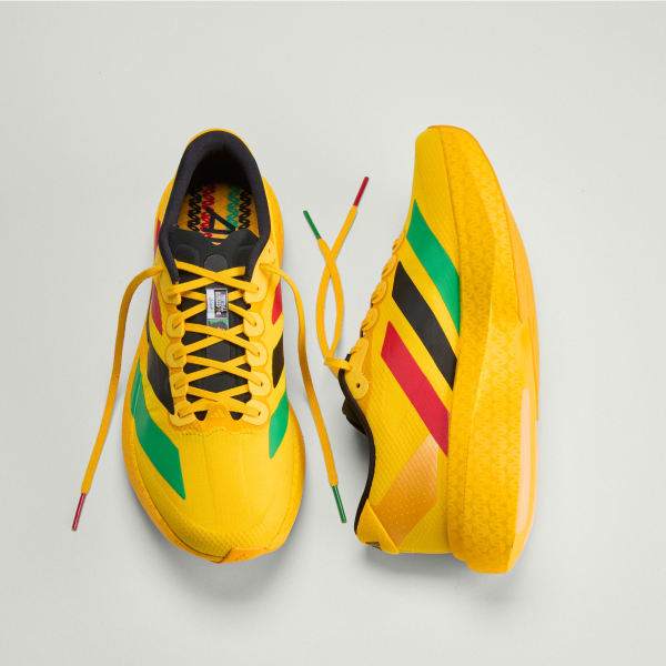 Adidas Jamaica 26 x Bob Marley Adizero EVO SL Bold Green Vivid Green Pure Ruby KJ3625