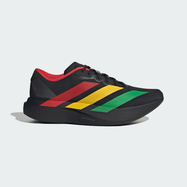 Adidas Jamaica 26 x Bob Marley Adizero EVO SL Core Black Vivid Green Bold Gold KJ6160