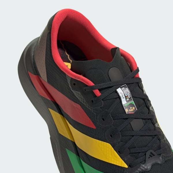Adidas Jamaica 26 x Bob Marley Adizero EVO SL Core Black Vivid Green Bold Gold KJ6160