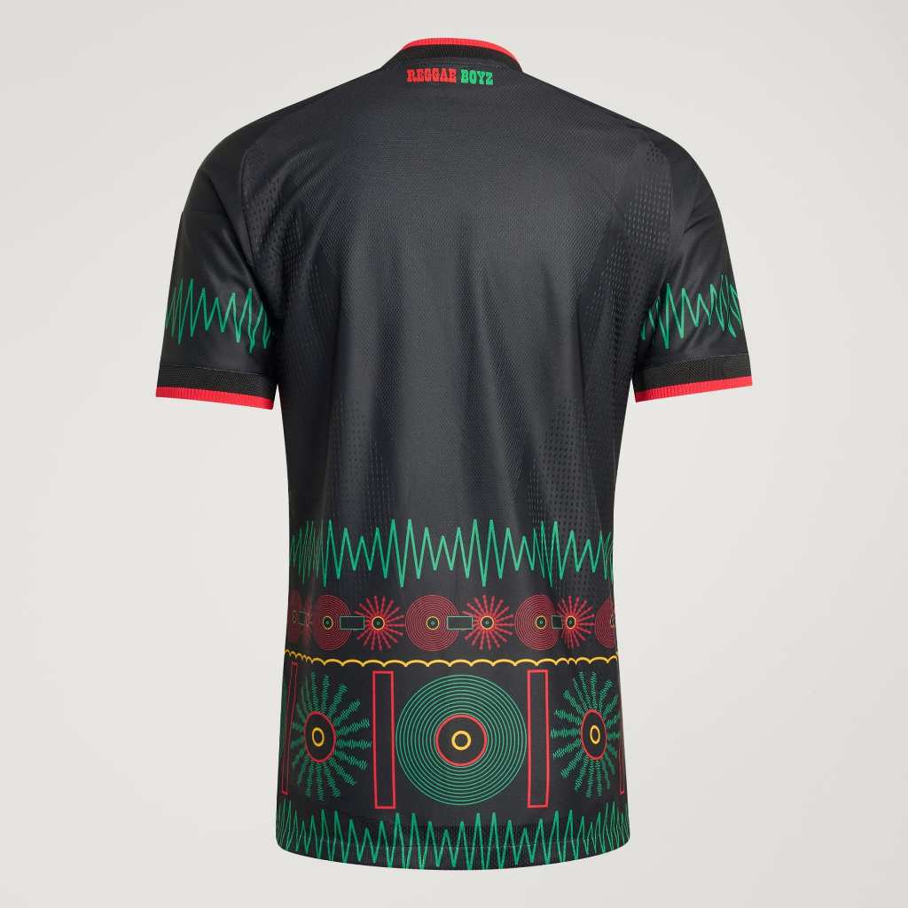 Adidas Jamaica 26 x Bob Marley Authentic Player Issue Away Jersey Black KB7474