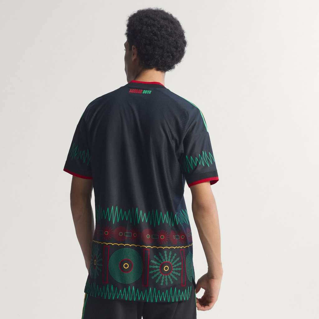 Adidas Jamaica 26 x Bob Marley Authentic Player Issue Away Jersey Black KB7474