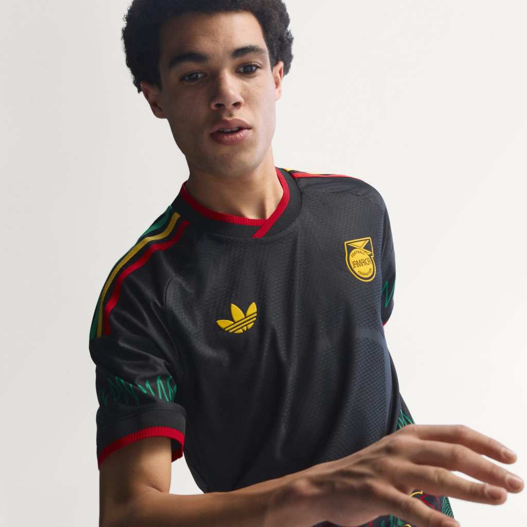 Adidas Jamaica 26 x Bob Marley Authentic Player Issue Away Jersey Black KB7474