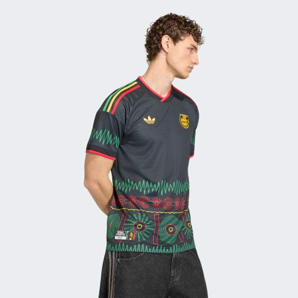 Adidas Jamaica 26 x Bob Marley Away Jersey Black KD0957