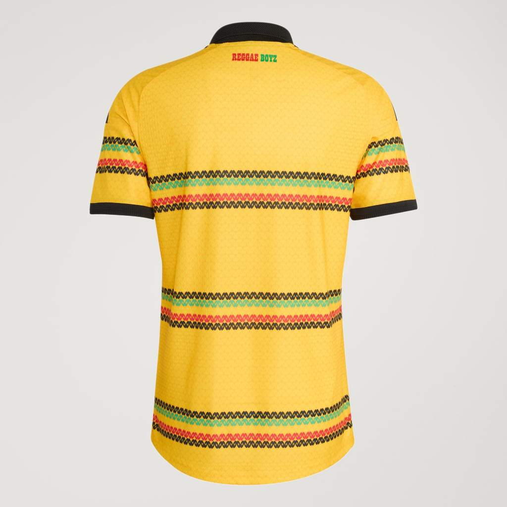 Adidas Jamaica 26 x Bob Marley Home Authentic Jersey Bold Gold KB7466
