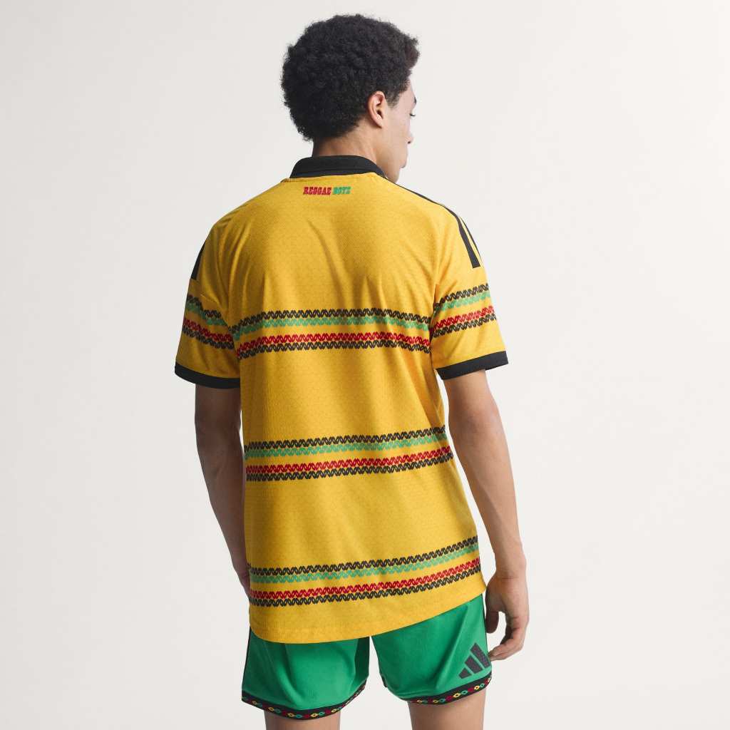 Adidas Jamaica 26 x Bob Marley Home Authentic Jersey Bold Gold KB7466