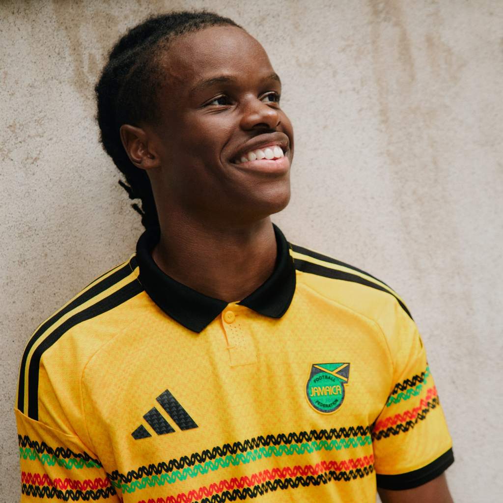 Adidas Jamaica 26 x Bob Marley Home Authentic Jersey Bold Gold KB7466