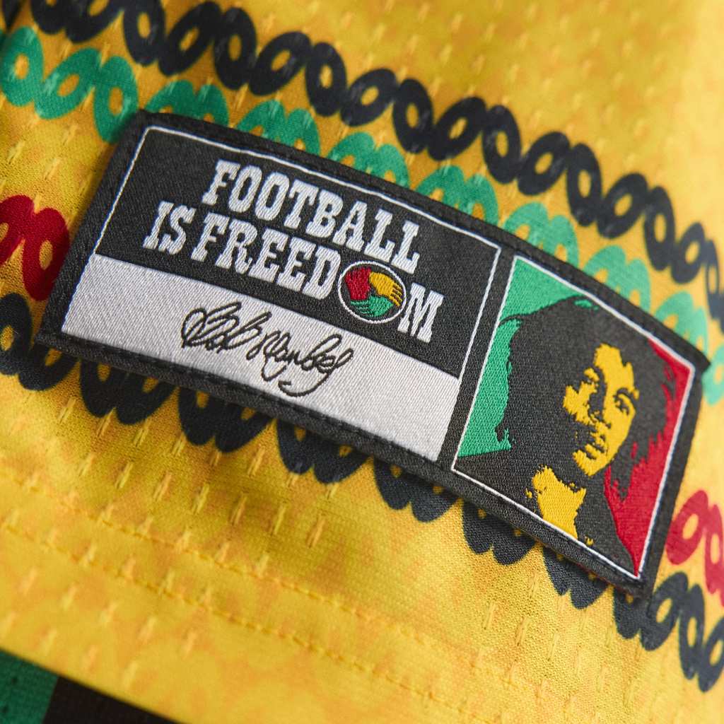 Adidas Jamaica 26 x Bob Marley Home Authentic Jersey Bold Gold KB7466