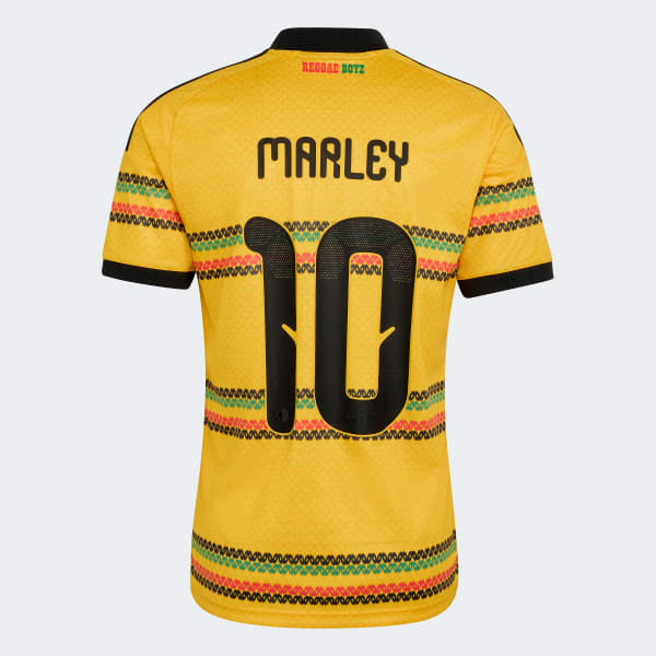 Adidas Jamaica 26 x Bob Marley Home Marley 10 Jersey Bold Gold KC8785