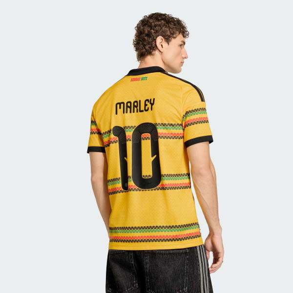 Adidas Jamaica 26 x Bob Marley Home Marley 10 Jersey Bold Gold KC8785