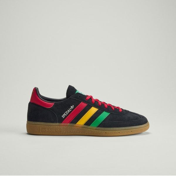 Adidas Jamaica x Bob Marley Spezial Handball Core Black Pure Ruby Bold Gold HQ9437