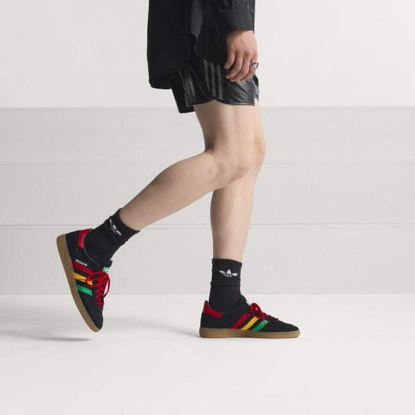 Adidas Jamaica x Bob Marley Spezial Handball Core Black Pure Ruby Bold Gold HQ9437
