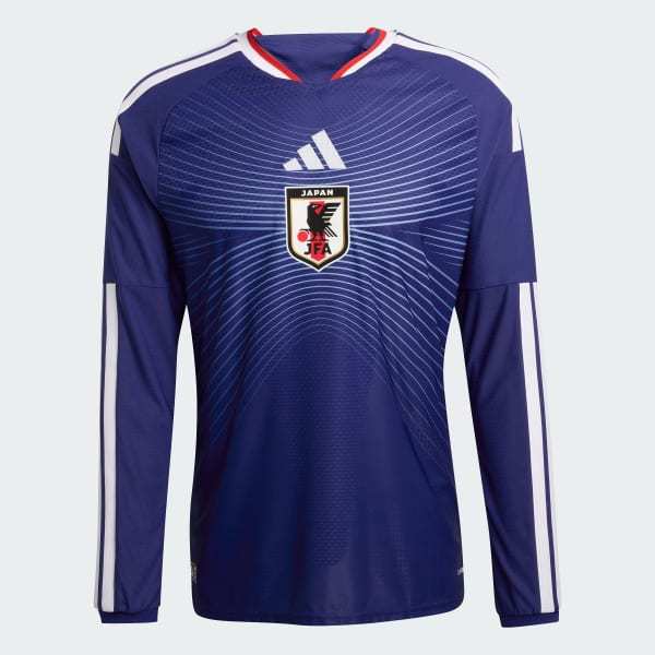 Adidas Japan 26/27 Home Authentic Jersey Long Sleeve Japan Blue Ash Blue JZ9681