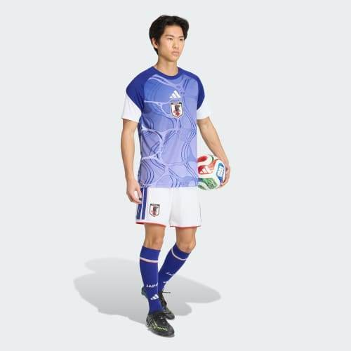 Adidas Japan 26 Home Pre Match Jersey White Japan Blue JZ9706