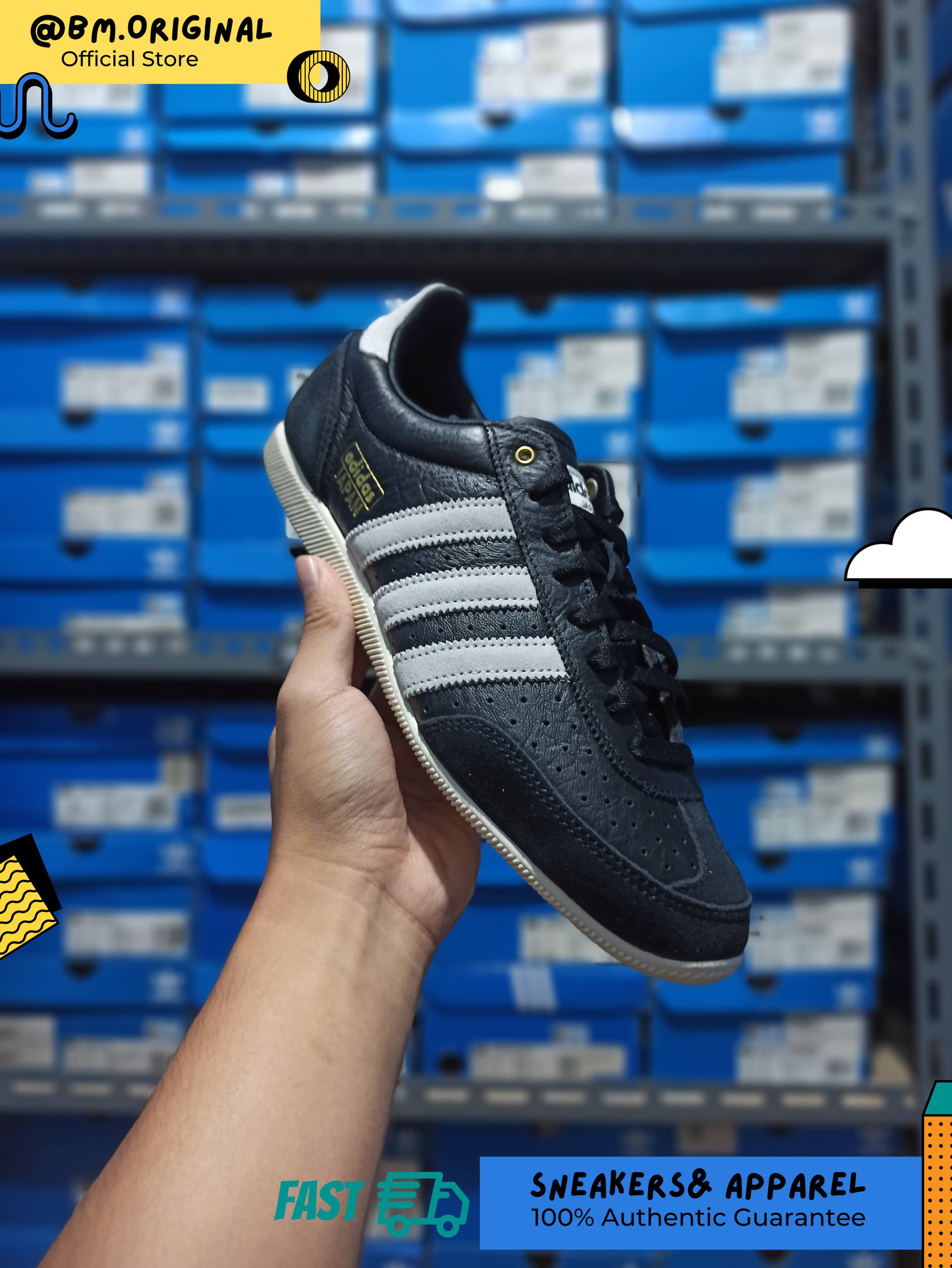 Adidas Japan Core Black Cloud White Gold Metallic IH5490