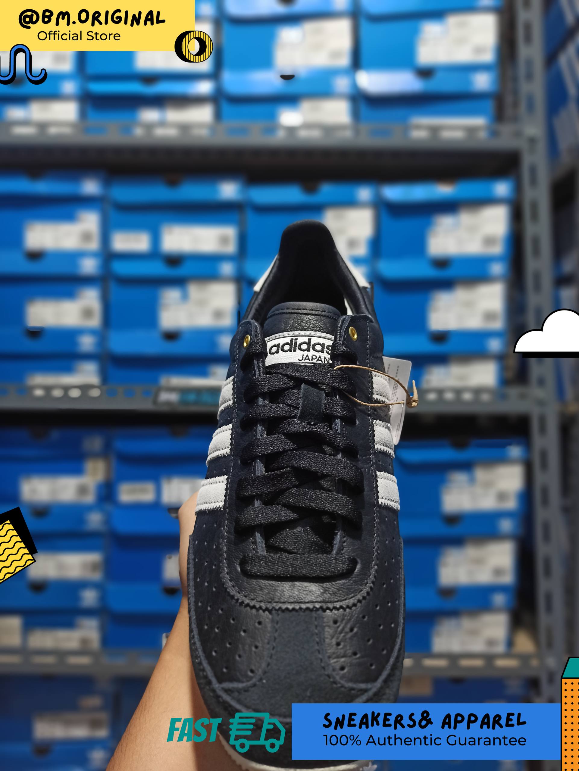 Adidas Japan Core Black Cloud White Gold Metallic IH5490