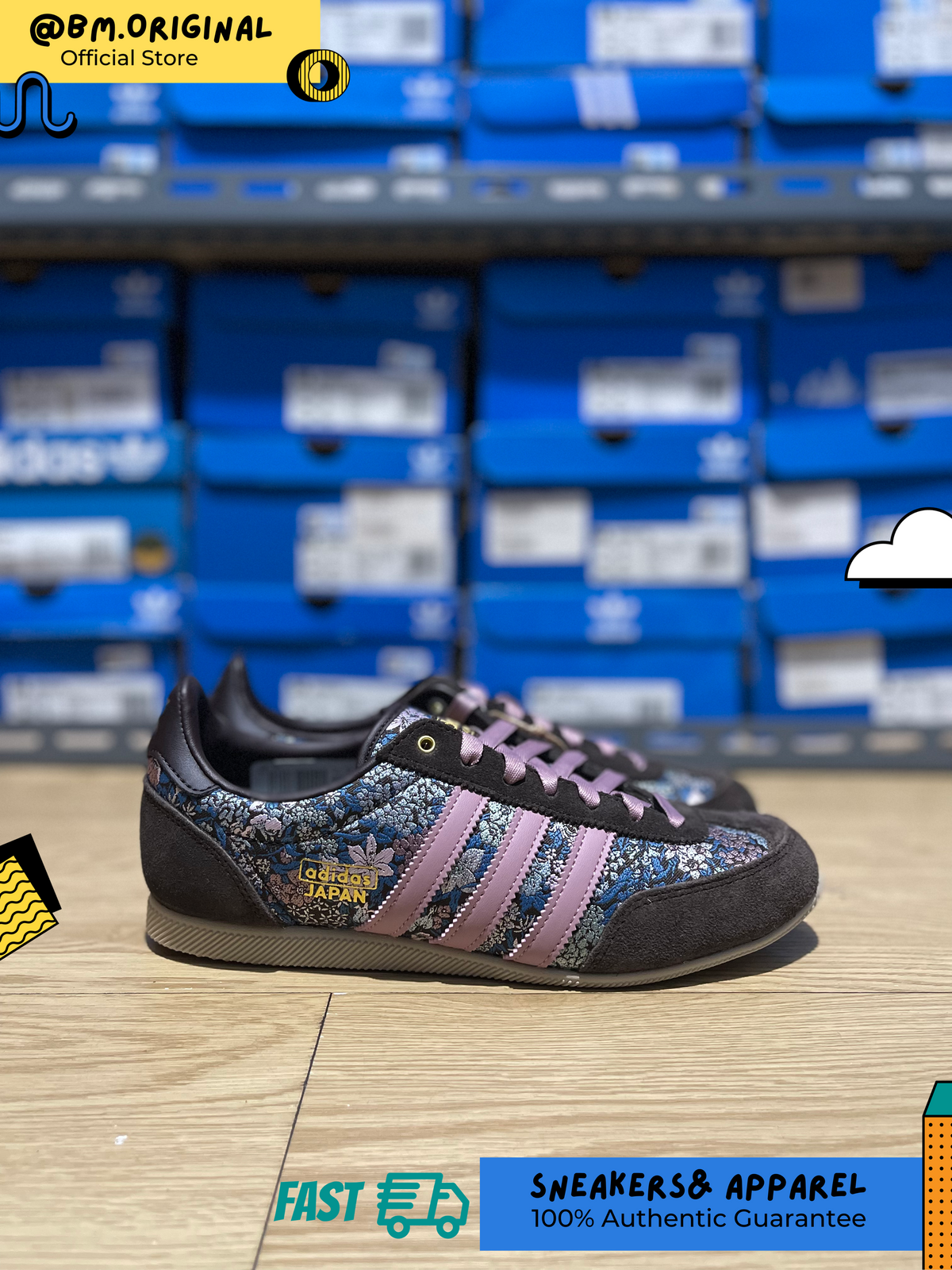 Adidas Japan x Liberty London Aurora Coffee Magic Mauve Khaki Three KI4806