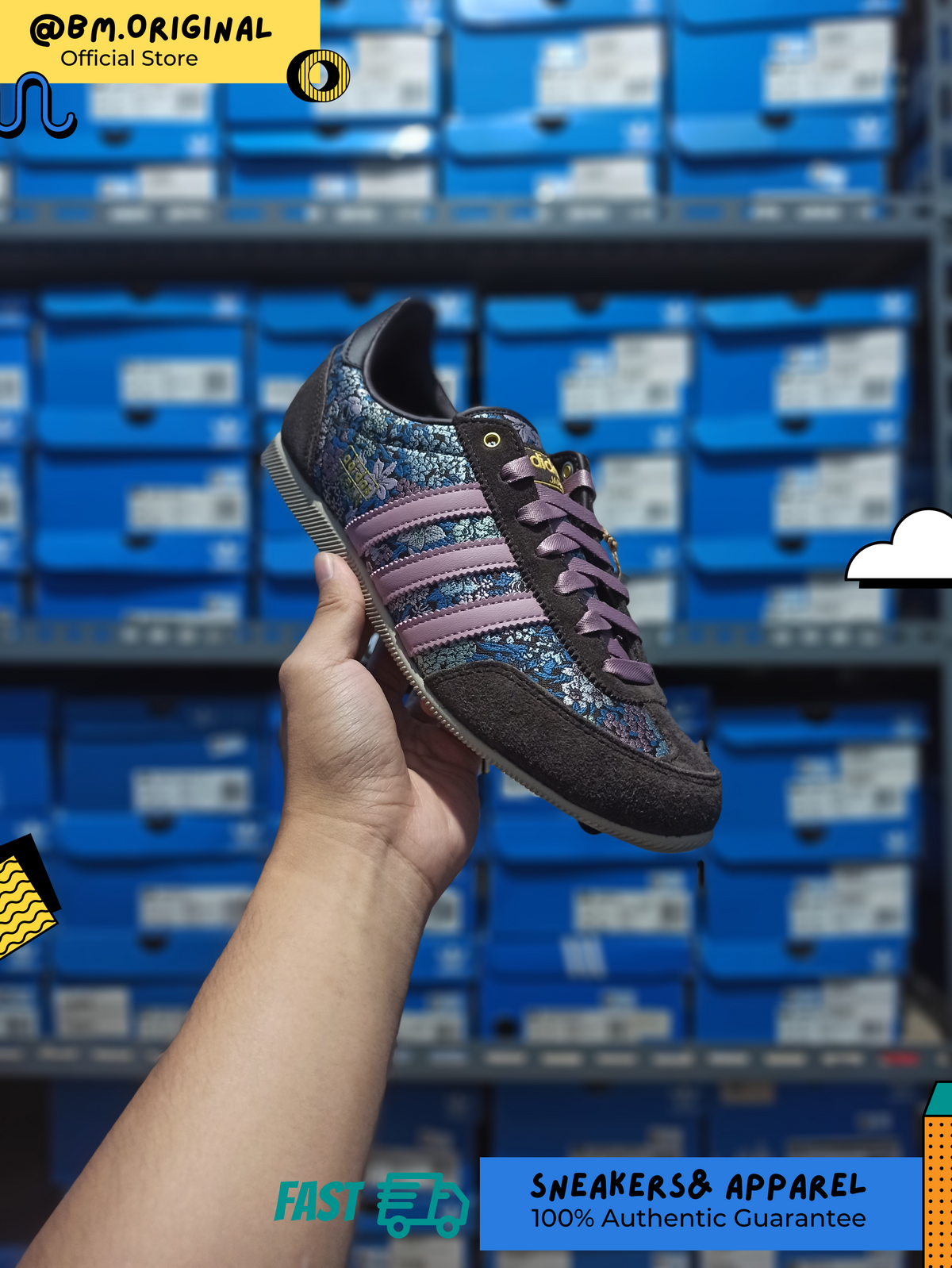 Adidas Japan x Liberty London Aurora Coffee Magic Mauve Khaki Three KI4806