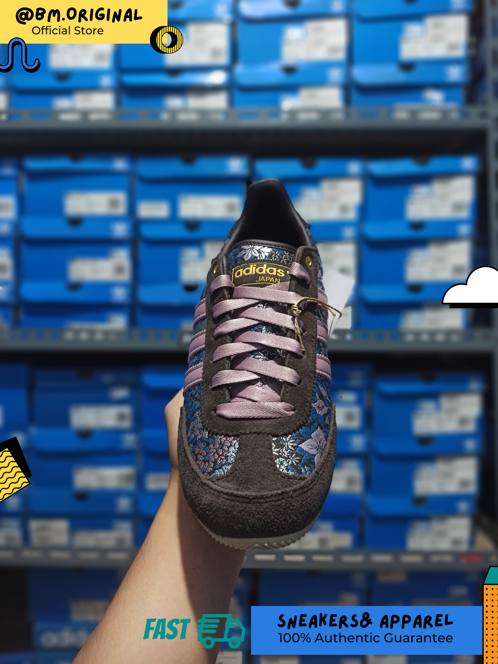 Adidas Japan x Liberty London Aurora Coffee Magic Mauve Khaki Three KI4806